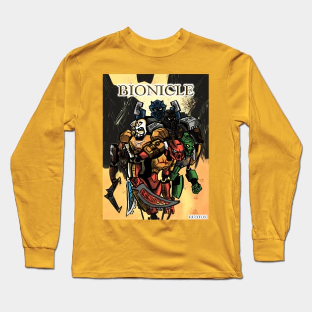 Bionicle Comic Cover 1 Long Sleeve T-Shirt by Rubtox